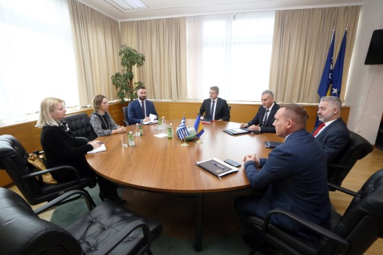 The Speaker of the House of Peoples of the Parliamentary Assembly of Bosnia and Herzegovina (PABiH), Kemal Ademović, received an inaugural visit from the Ambassador of the Republic of Greece to Bosnia and Herzegovina